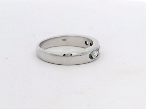 NEW 14k White Gold 0.50ct Round Diamond Anniversary Wedding Band Ring sz 5.75 - Picture 2 of 10