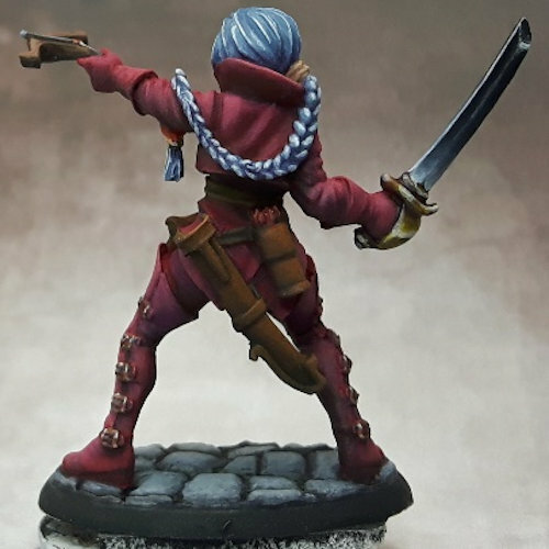 Dark Heaven Legends Miniature - Talbot, Sneak Thief - 25mm Unpainted Fantasy Figure - View #11