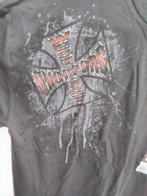 VTG West-Coast Choppers Motorcycle Demon Double Sided Black T