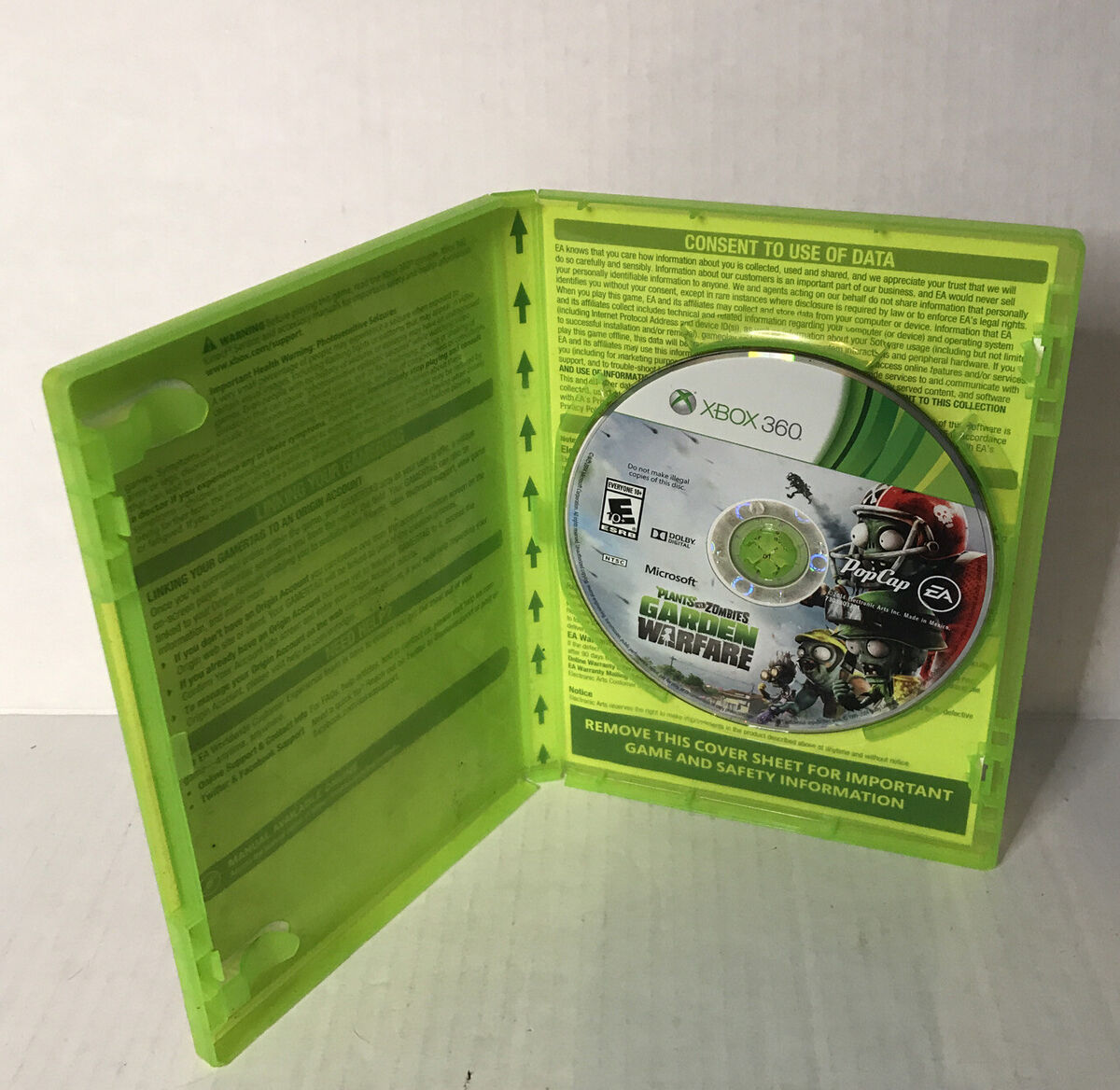 Plants vs. Zombies & Garden Warfare Microsoft Xbox 360 Lot Plants vs. Zombies & Garden Warfare Microsoft Xbox 360 Lot