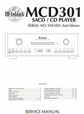 McIntosh MCD301 Schematic Service Manual Repair Schematic Schematic Schematic Schematic