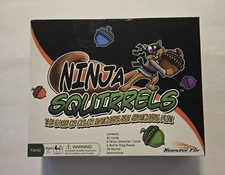 NINJA SQUIRRELS Color Matching Board Game Rooster Fin 2016 Complete
