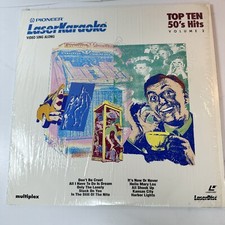 Karaoke Laserdisc Pioneer Laserkaroke Video Sing Along Top 10 50s Hits Volume 2