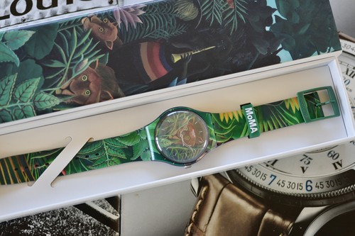Buy Swatch MOMA THE Dream By HENRI ROUSSEAU Art Collectors Watch SUOZ333  NEW in Box Online in Cambodia. 265121850365