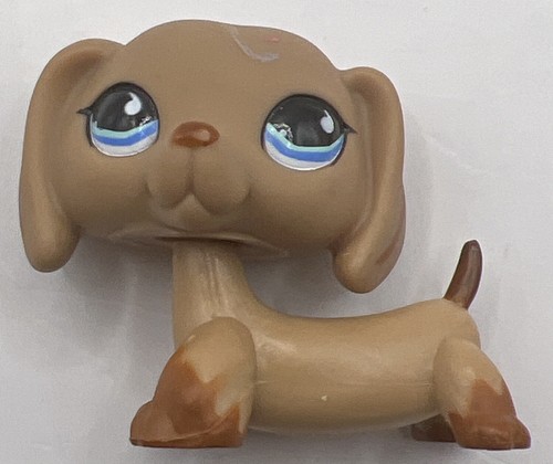 Figurine LPS 518 Chien Teckel Originale Hasbro - Jouet Authentique Pour Enfants