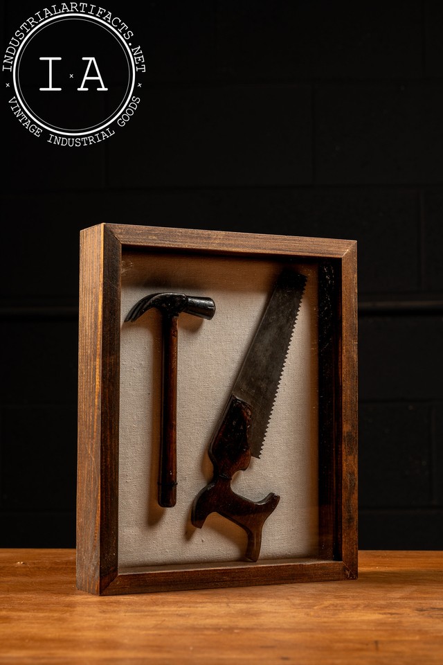 Antique Hardware Shadow Box eBay