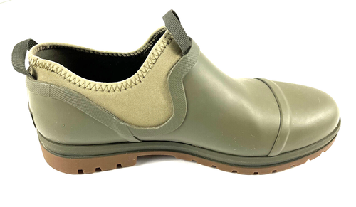 Stivaletti LL Bean Wellie gomma donna US 10 verdi impermeabili robusti slip-on - Foto 8 di 13