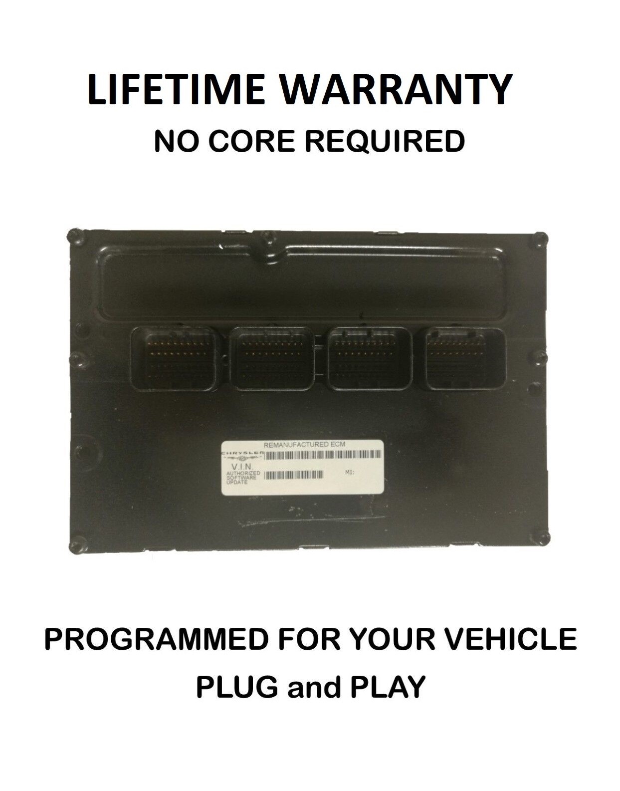05187086AE 08 DODGE DAKOTA 4.7L PROGRAMMED ENGINE COMPUTER MODULE