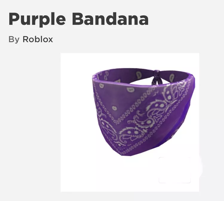 black hair with bandana - Roblox