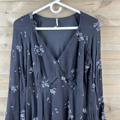 free people jasmine embroidered dress free people jasmine embroidered mini dress in ivory sz small belle sleeves euc