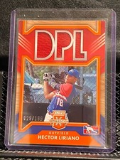Hector Liriano 2022 Elite Extra Orange DPL Material Jersey #d/199 Nationals