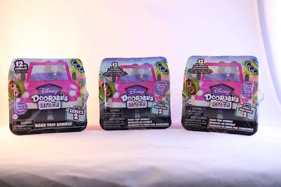 Disney DOORABLES Let s Go Road Trip Vehicle Series 2 - (Set Of 3) New Sealed