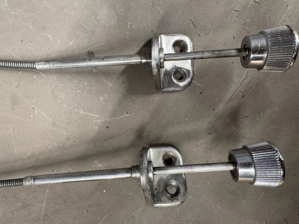 1965 1966 Pontiac Grand Prix Fresh Air Vent Cables NON A/C Dash Bonneville Knobs - Image 4 of 4