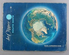 PAN AMERICAN JET CLIPPER ROUTE MAPS PAA AM 1967 WORLD AIRWAYS AIRLINE BROCHURE