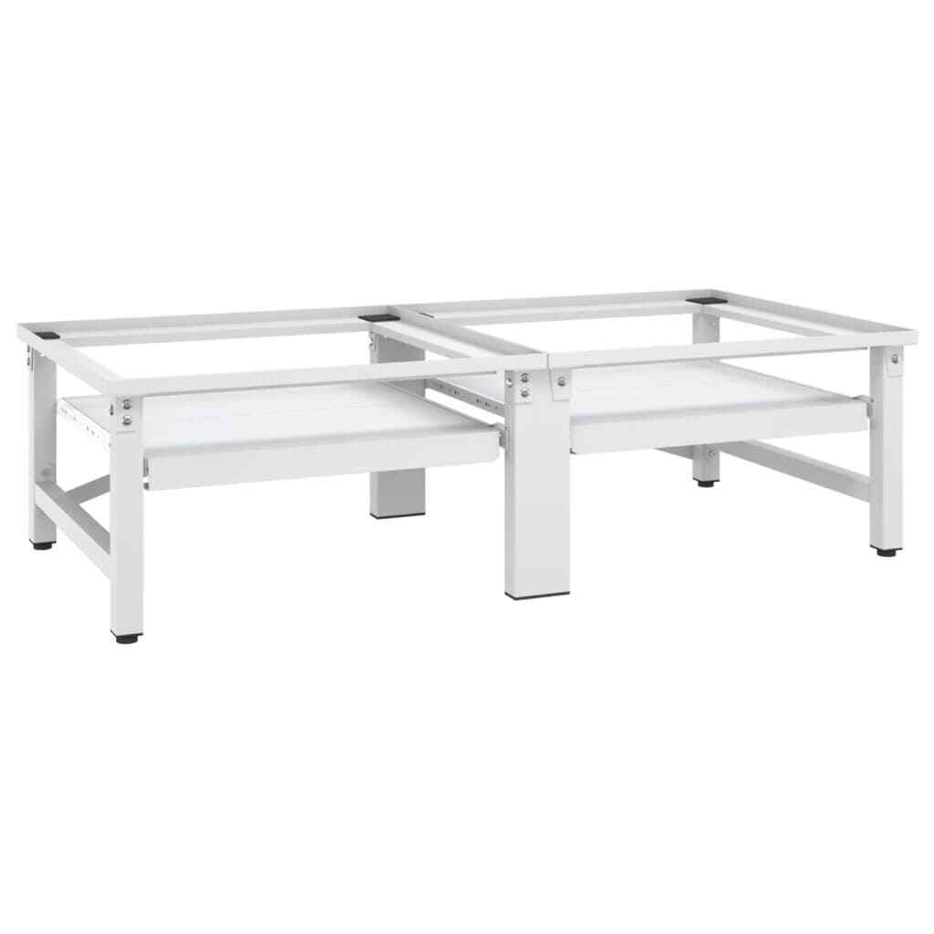 Verstellbarer Waschmaschinen-Sockel - Höhenverstellbarer Untergestell Für Waschmaschine, Trockner & Kühlschrank (45-65cm)