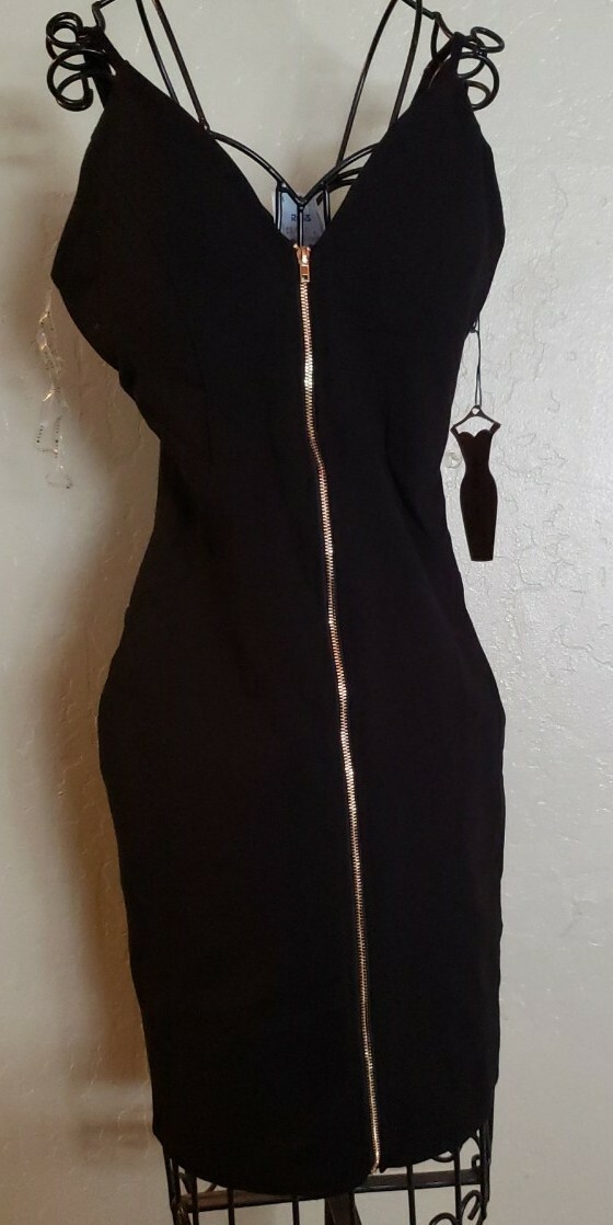 haute monde dress black Hilda Embellished Strapless Mini Dress - Black main image 1