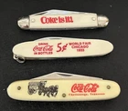 Vintage Coke Pocket Knife Lot Of 3 - Lot Of 3 Coca Cola Pocket Knives