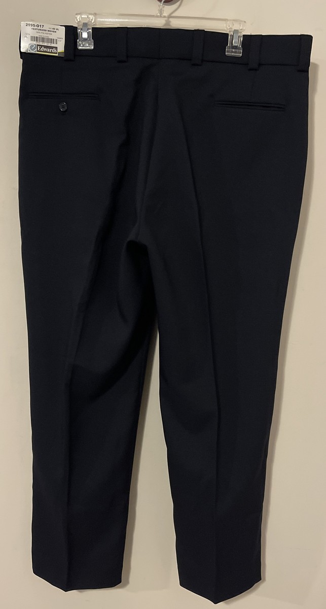 Edwards Mens 40x30 Textured Woven Polyester Work Pants NWT