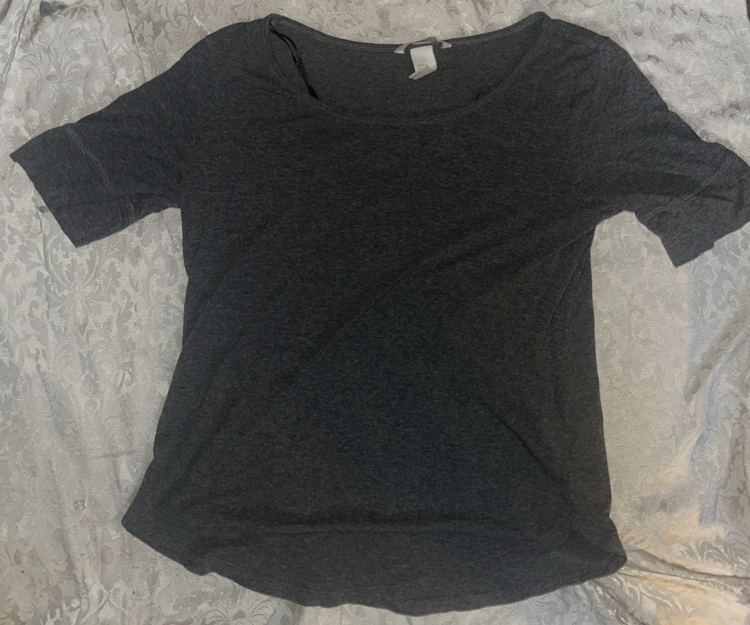 Womens Size Small Gray Basic Shirt - image 1