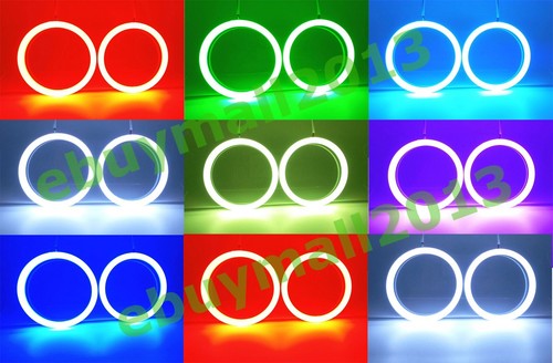 BT Cotton RGB Halo Ring For Nissan 370Z Z34 Fairlady Demon Devil Angle Eyes DRL - Picture 10 of 20