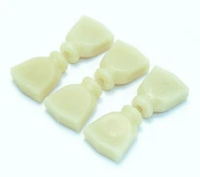 (6) Keystone Glue-On/Melt-On Buttons for Vintage Guitar Tuners TK-7711-000