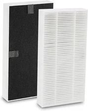2-Pack Dual Action HEPA-Type Air Purifier Filters, Compatible with Febreze FRF10