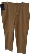 NEW GAP Slim Ankle Pant Women  s Size 16 Inseam 26.5 Khaki Tan Brown NWT