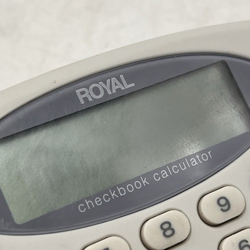 ROYAL CBC 2000 CBC2000 Checkbook Calculator Preowned - Imagen 12 de 12