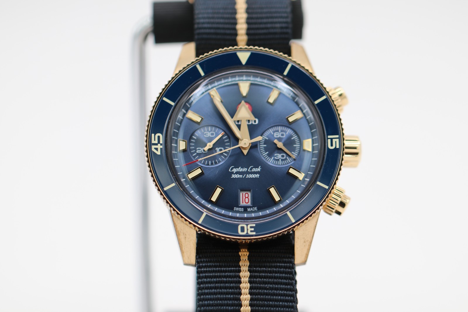 Rado Captain Cook Chronograph Automatic Blue Dial… - image 1
