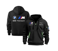 Personalized Motorsport Racing Quarter Zip Hoodie – Racing Pullover