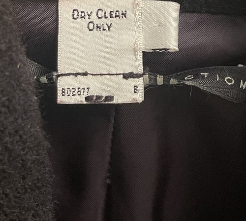 Peruvian Connection Decades Baby Alpaca/Wool Black Long Coat Orig $898 | Large - Picture 2 of 8