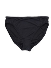 MICHAEL Michael Kors Women's High-Leg Swim Bottom Separates Swimsuit L, Black 