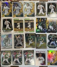 Oakland Athletics 32 Card Lot - All Rookies RC Wilson, Langeliers Gelof And More