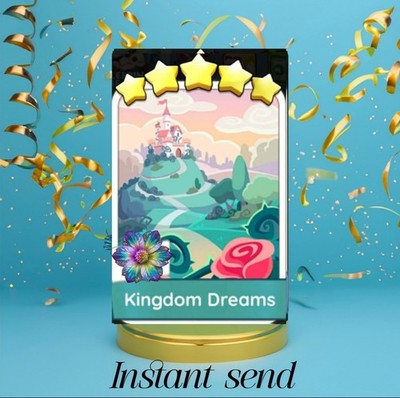 Kingdom Dreams Monopoly Go 5 star Sticker ( Instant Send )