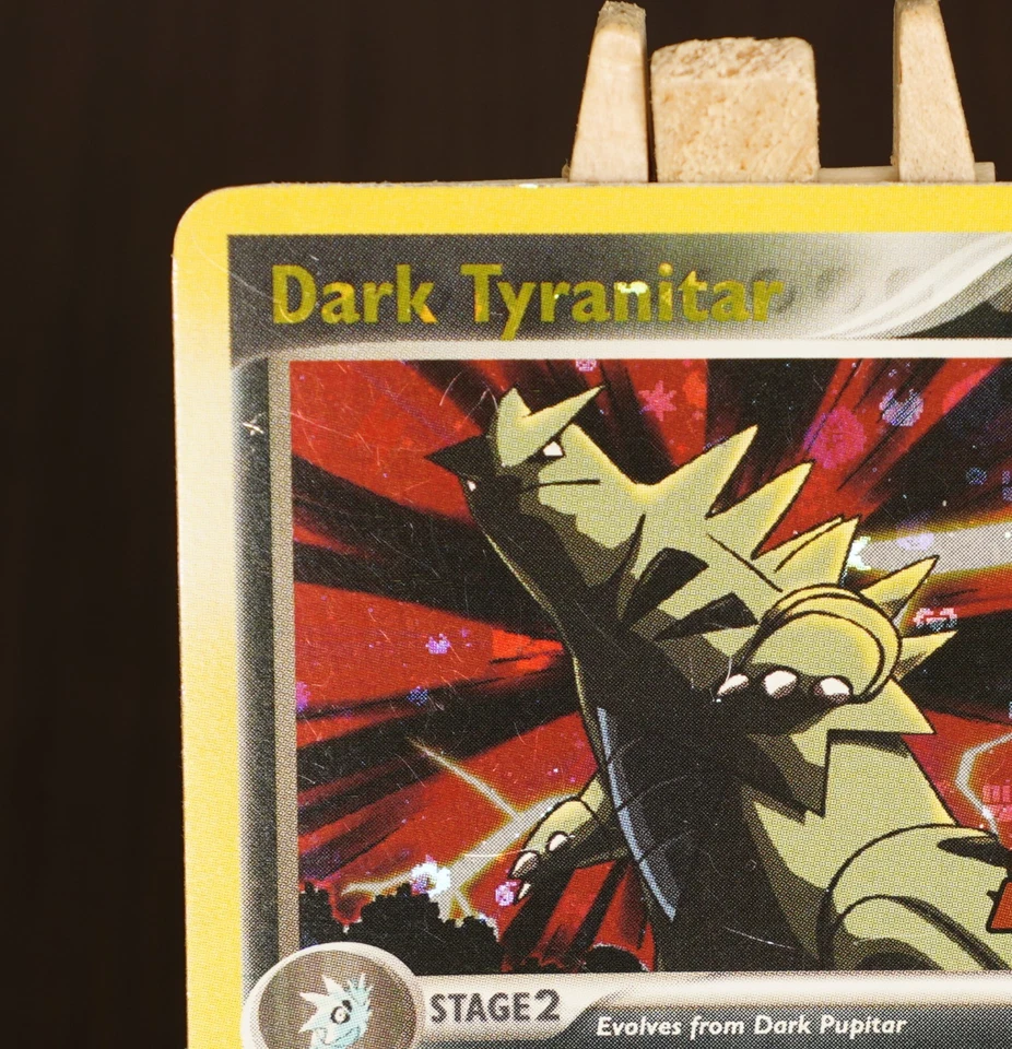 Pokémon TCG Dark Tyranitar EX Team Rocket Returns 19 Reverse Holo Rare Stamped - Image 3 of 4