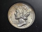 Complete Set 1941 - 1945 Mercury Silver Dimes Capital Plastics W/ Some Toners — photo 2