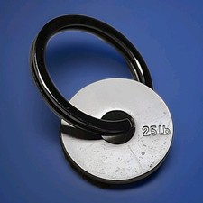 Weight Watchers 25lb Round Pewter Medallion Charm WW WEIGHT LOSS Celebration