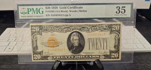 Complete set of 1928 $100 $50 $20 $10 Gold Certificates Gold Seals no comments - Picture 7 of 10