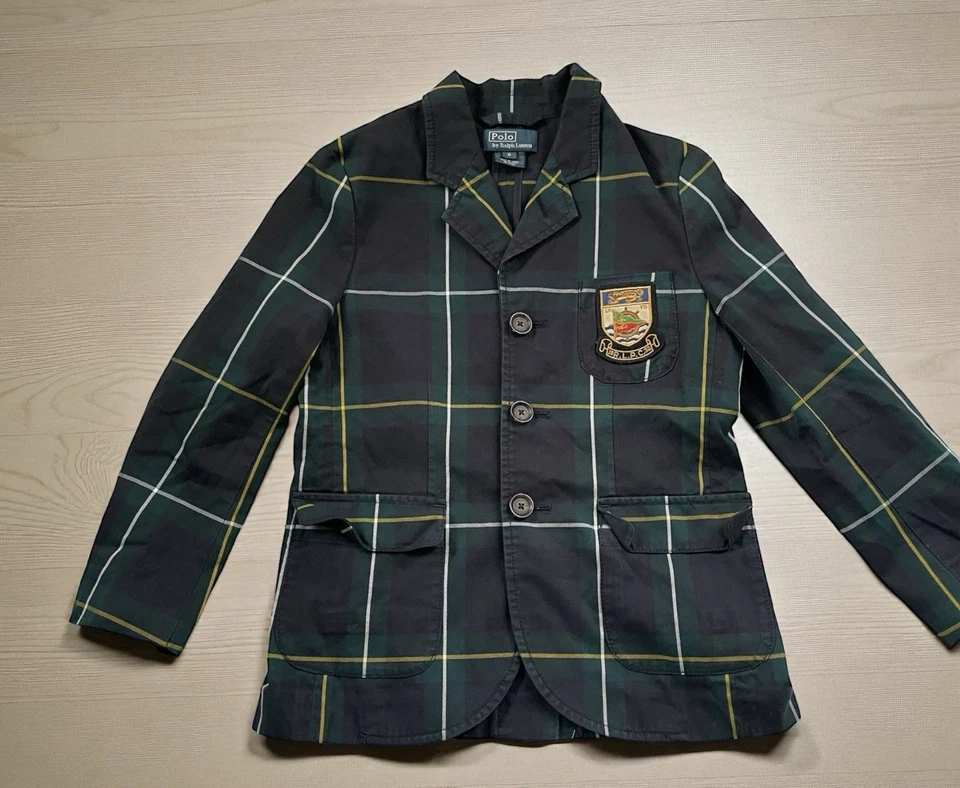 Chaqueta Blazer Polo Ralph Lauren Niños Talla 6 Algodón Verde Unisex Foto 3 de 4