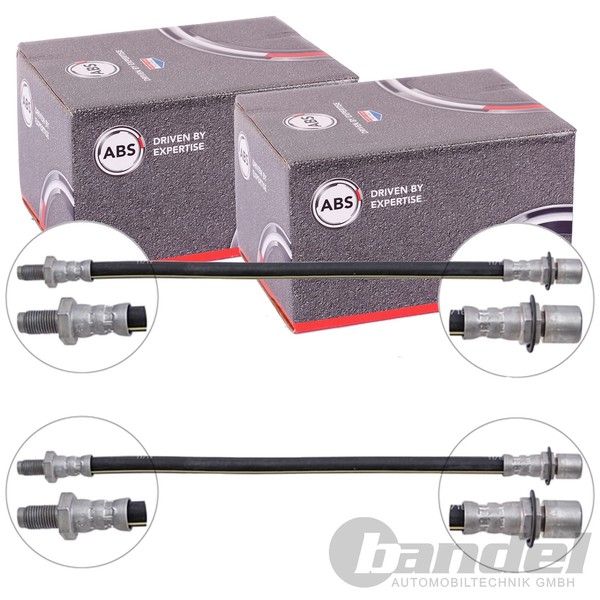 2X A.B.S. BremsschlÄUche Hinten Passend FüR Toyota Hiace Starlet-image