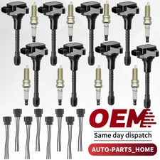 8X OEM Ignition Coil + 8X Iridium Spark Plug for Infiniti QX56 QX80 2011-2023 US