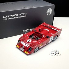 AUTOart 1/18 Alfa Romeo 33TT Simulazione Lega Auto Modello Collezione Regalo
