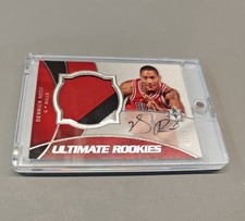 2008 UD Ultimate Derrick Rose Rookie Jumbo Patch Auto /10 Chicago Bulls RC