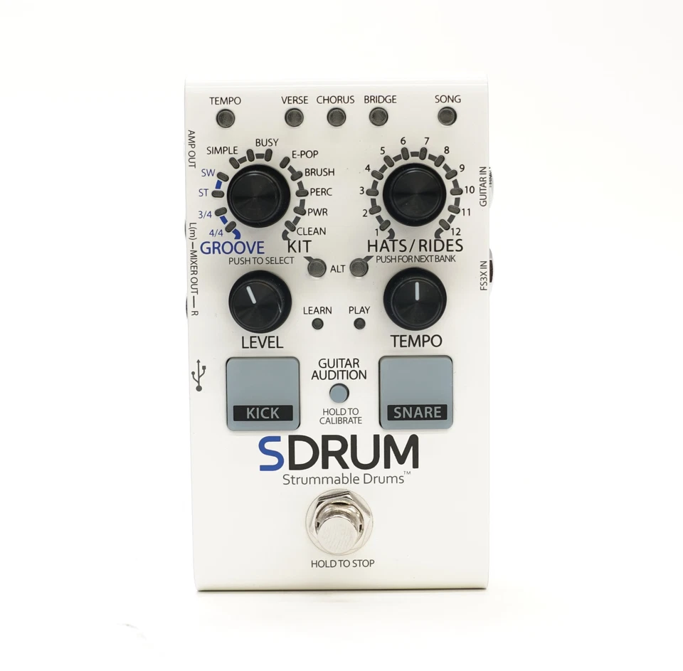 Pedal de batería Digitech SDrum Strummable