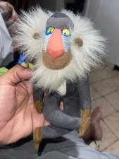 Disney Store Lion King Rafiki Bean Bag 8" Plush Stuffed Toy Vintage 90s