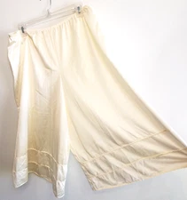 WONDERMAID Pettipants 3X Split Slip Bloomers Antron Nylon Tricot Stretch Vintage