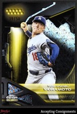 2026 Topps Chrome Black Gold Mini-Diamond Refractor Yoshinobu Yamamoto 19/50