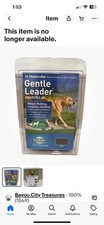 Gentle Leader DOG headcollar Large 60-130lbs Black w/ training DVD User Guide