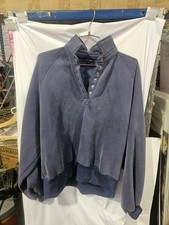 Papermoon Women's Swearshirt Pullover Button Down Neck. TG2590