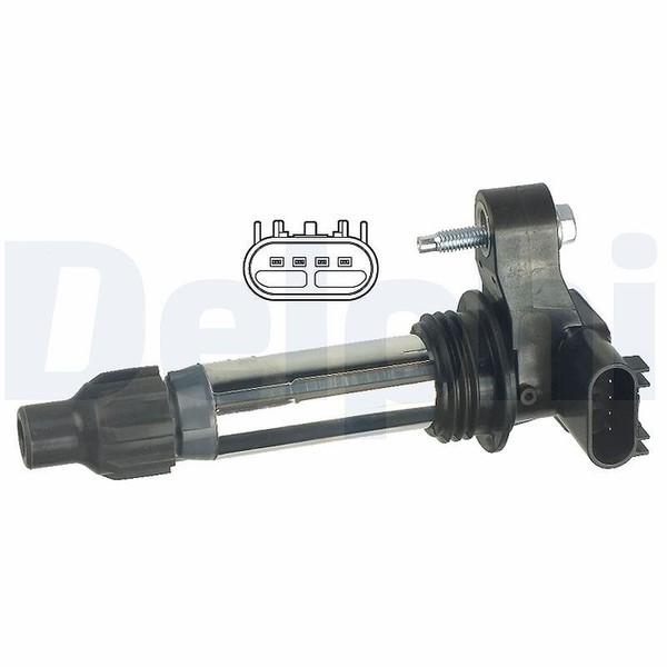 Delphi ZüNdspule U.A. FüR Cadillac, Chevrolet, Opel, Saab, Suzuki-image